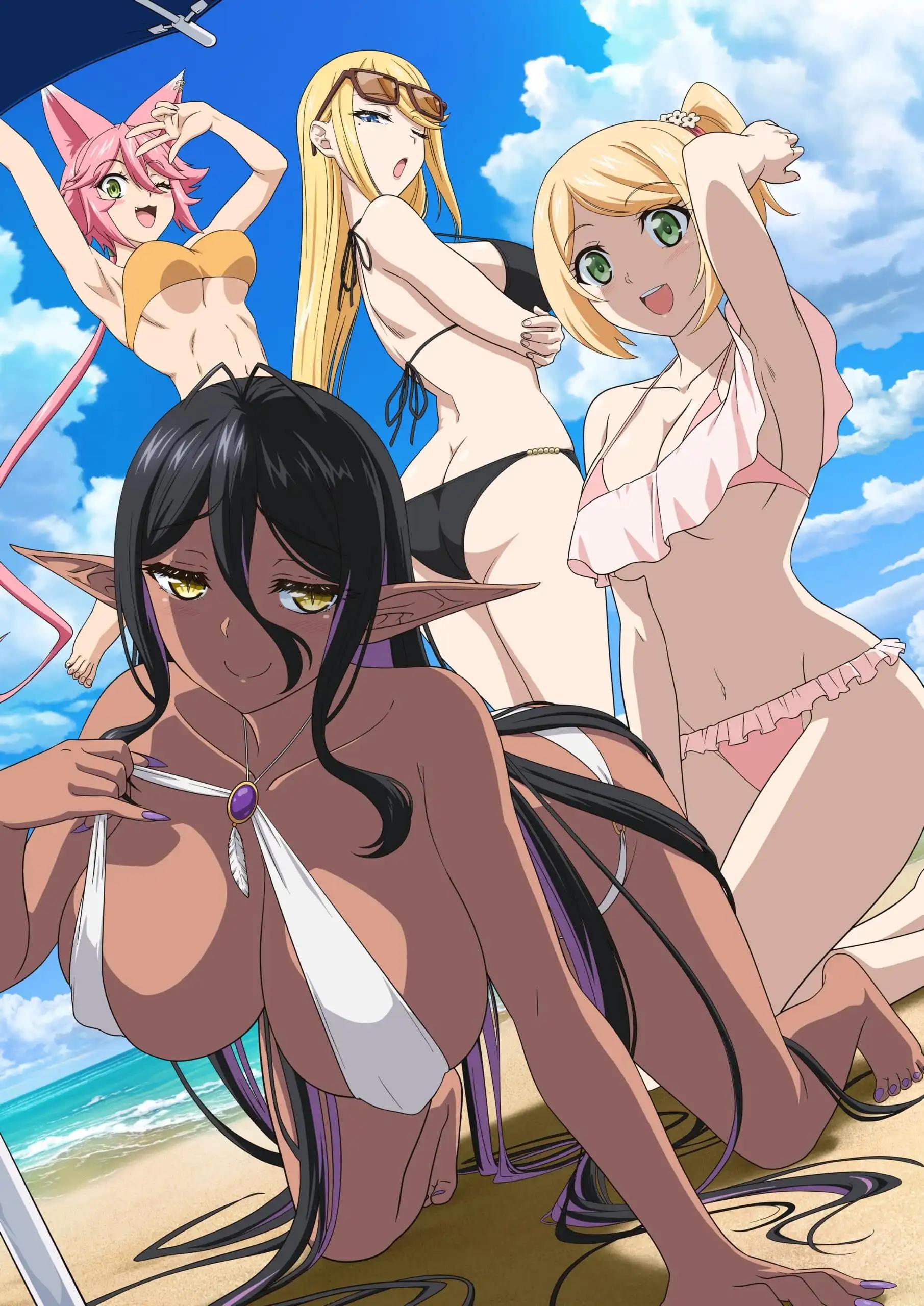 Poster de Chotto dake Ai ga Omoi Dark Elf ga Isekai kara Oikakete Kita