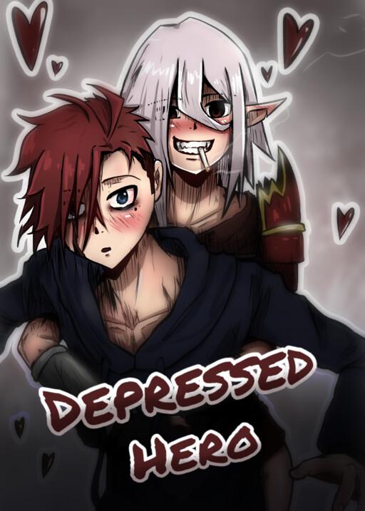 Capa de Depressed Hero