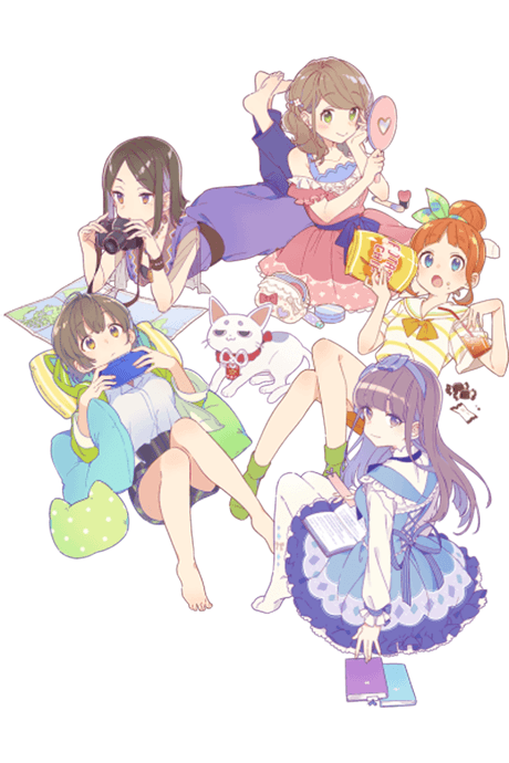 Poster de HIMOTE HOUSE: A share house of super psychic girls